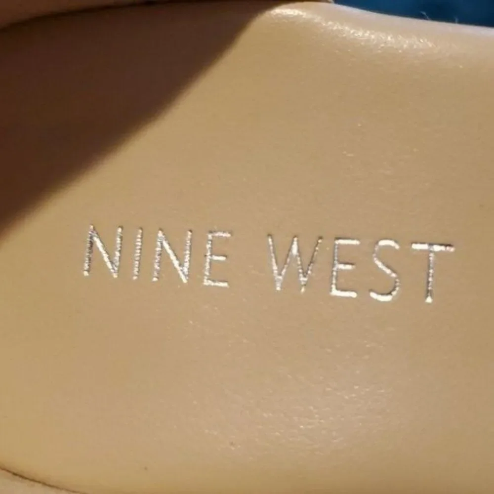 Nine West Espadrille Sandals Platform Shoes Snakeskin Print Women's WOMAN'S 8 M